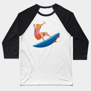 Vintage Surfer Retro Baseball T-Shirt